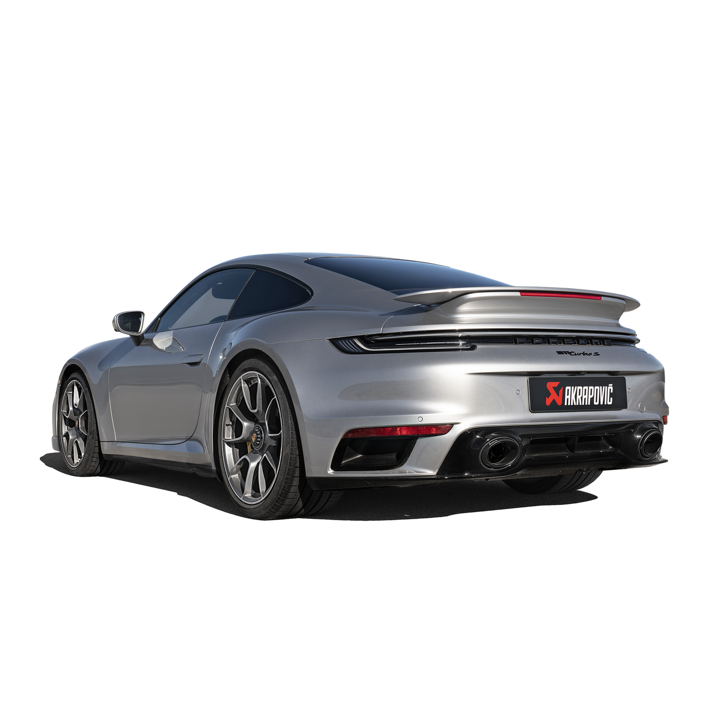 Akrapovič Slip-On Race Line Exhaust (Titanium) w/o Tips - 2020+ Porsche 911 Turbo/Turbo S (992)