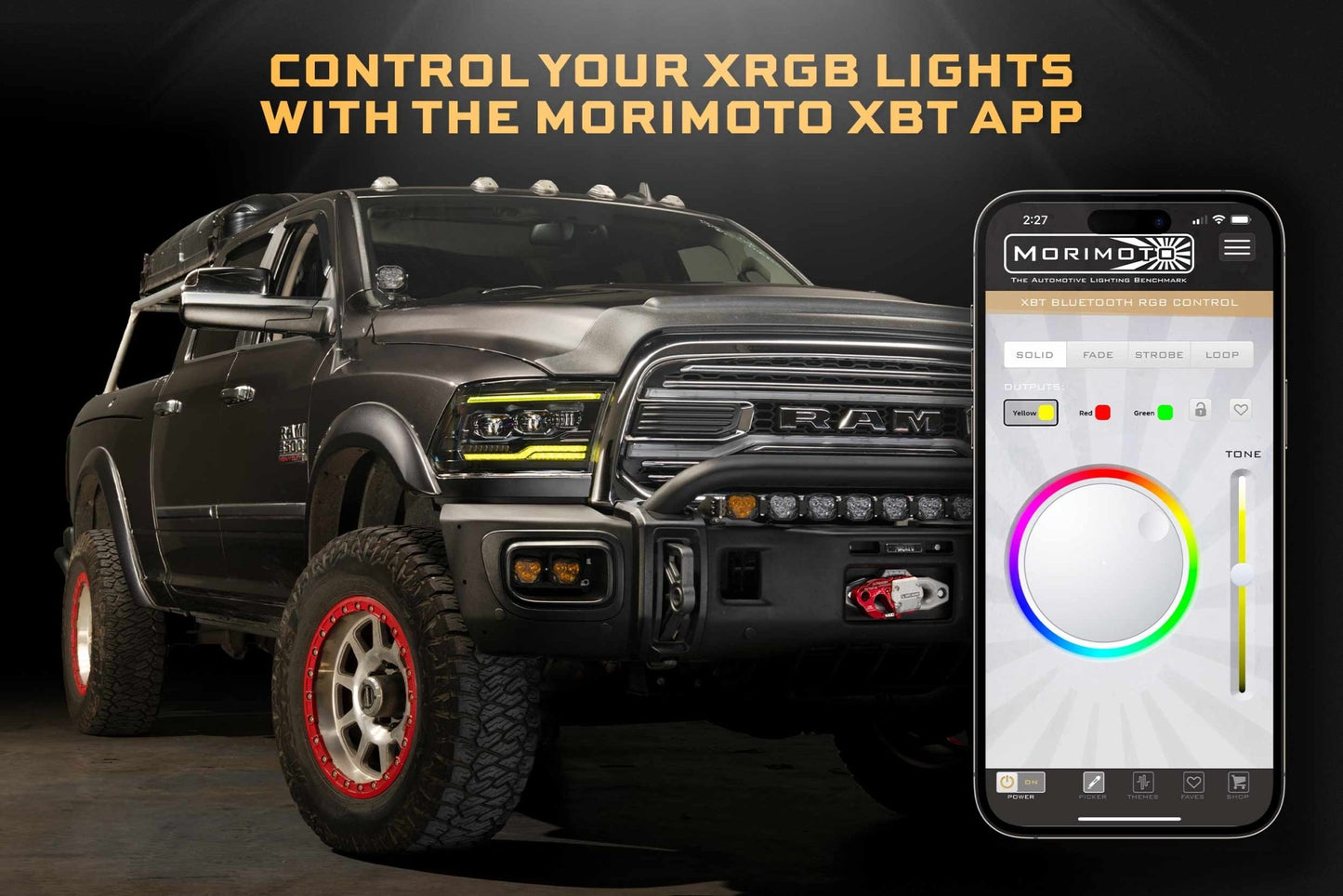 09 - 18 Dodge Ram: Morimoto XRGB Evo Headlights - Headlights - Morimoto
