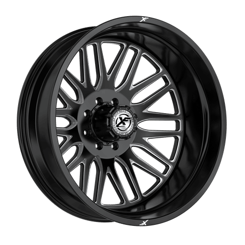 XF OFFROAD XF-240GBML-R - Gloss Black Milled 20x8.25 ET-192 8x200