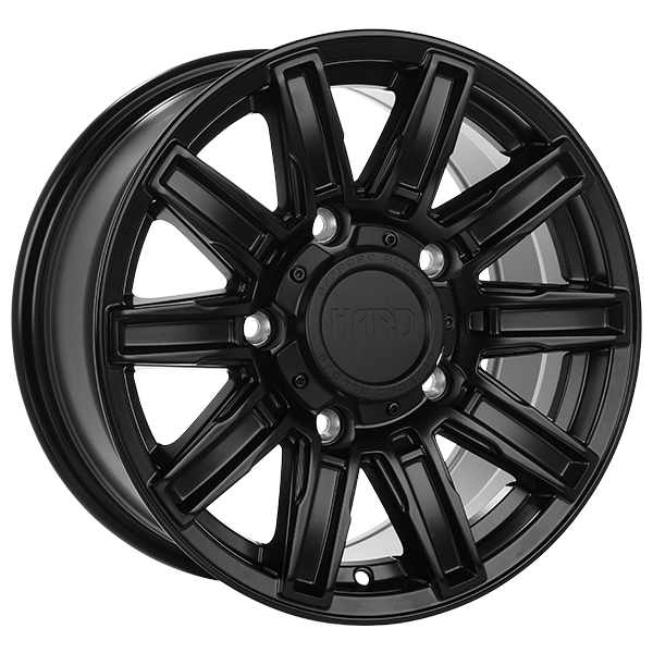 Ruffino HARD FORGED Satin Black 16x8 +45 5x160mm 65.1mm