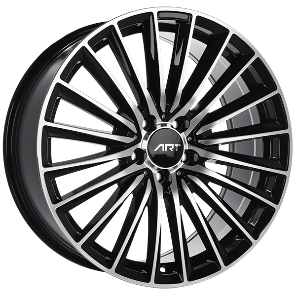 ART Replica REPLICA 277 Gloss Black - Machined Face 19x8 +35 5x112mm 66.6mm