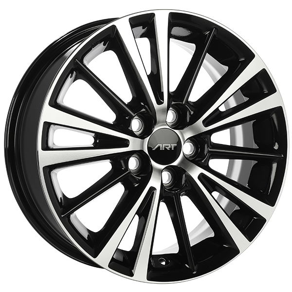 ART Replica REPLICA 279 Gloss Black - Machined Face 15x6 +37 5x100mm 54.1mm