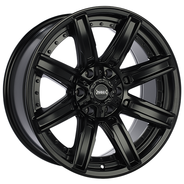 Ruffino HARD FORGED Satin Black 17x9 +20 5x127|5x139.7mm 77.8mm