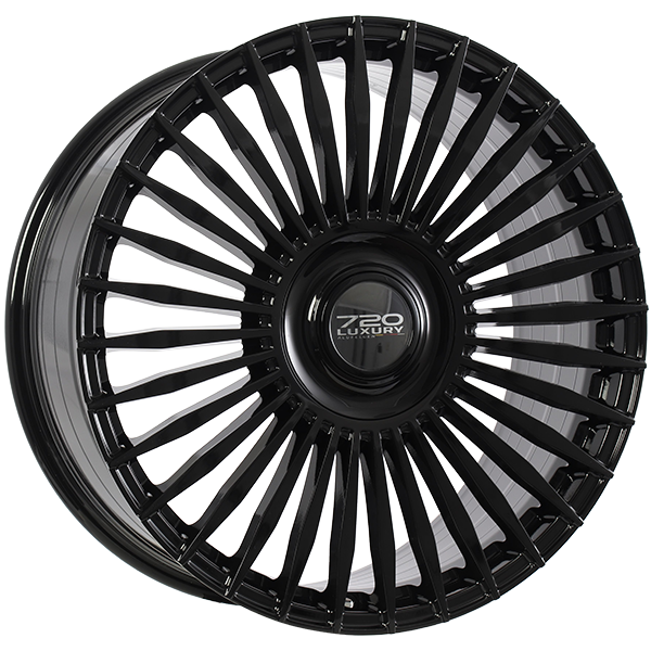 720Form INFINITY Gloss Black 22x9.5 +45 5x108mm 63.4mm