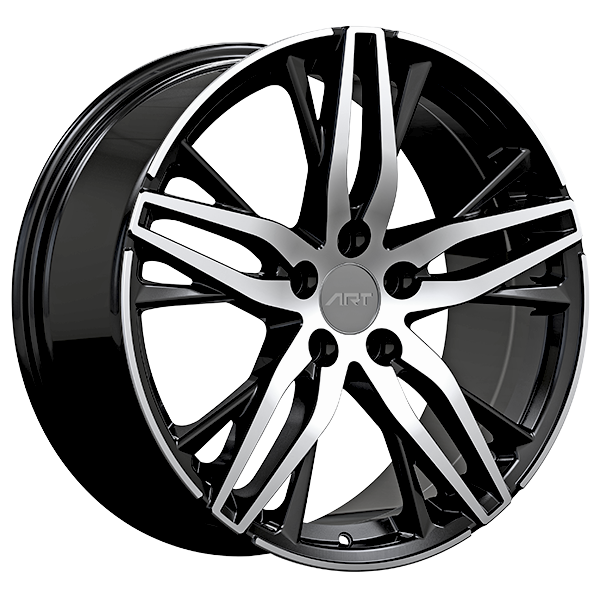 ART Replica REPLICA 332 Gloss Black - Machined Face 19x8.5 +45 5x114.3mm 64.1mm