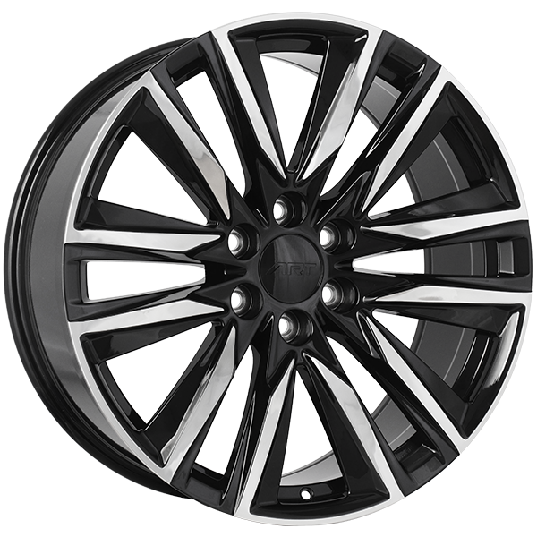 ART Replica REPLICA 354 Gloss Black - Machined Face DURACOAT 22x9 +28 6x139.7mm 77.8mm