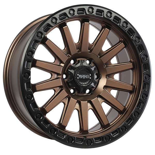Ruffino HARD BLAZE Satin Bronze Face - Satin Black Lip 18x9 +25 6x135mm 87.1mm