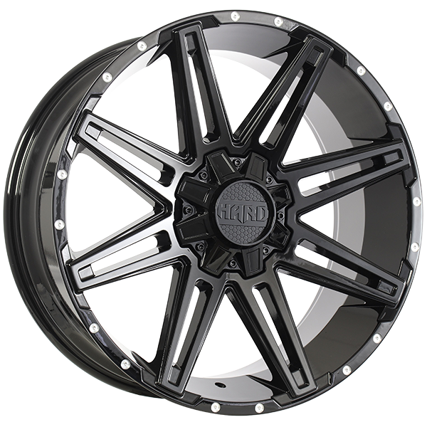Ruffino HARD PHANTOM Gloss Black 20x9 +20 5x127|5x139.7mm 77.8mm