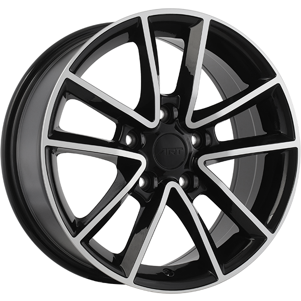 ART Replica REPLICA 48 Gloss Black - Machined Face 17x7.5 +35 5x127mm 71.5mm