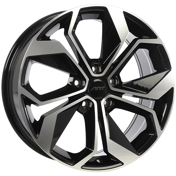 ART Replica REPLICA 309 Gloss Black - Machined Face 17x7 +35 5x115mm 70.3mm