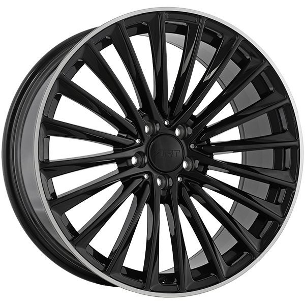 ART Replica REPLICA 339 Gloss Black - Machined Lip 20x9.5 +45 5x112mm 66.6mm