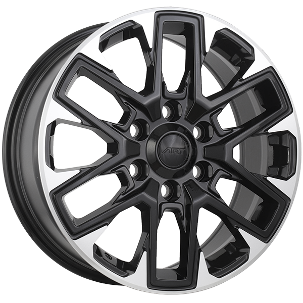 ART Replica REPLICA 409 Gloss Black - Machined Face 18x7.5 +40 6x120mm 67.1mm