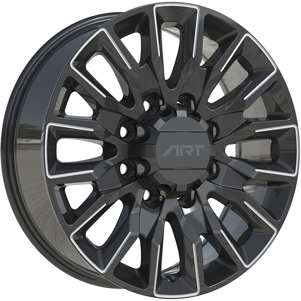 ART Replica REPLICA 414 Gloss Black - Milled Edge 20x8.5 +15 8x170mm 125.1mm