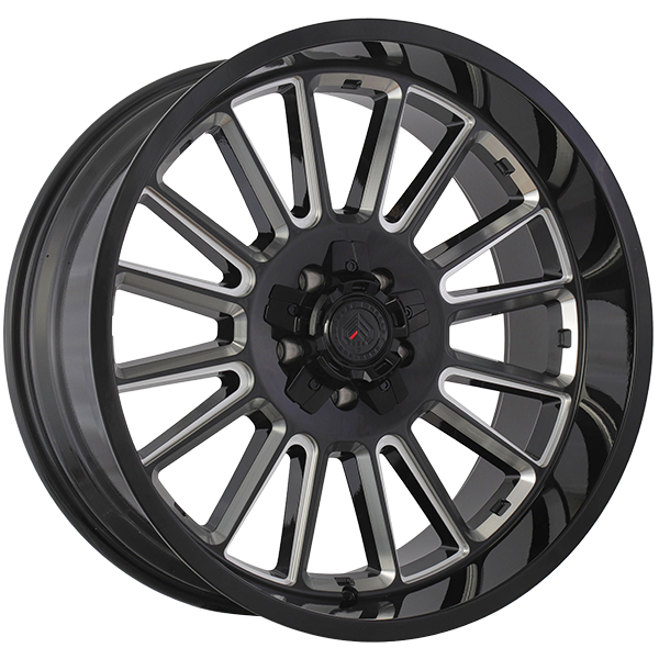 Forged Offroad XR12 Gloss Black - Milled Edge 22x10 -19 5x127|5x139.7mm 77.8mm