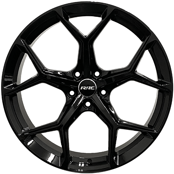 RAC Replica A26 Gloss Black 23x10 +20 5x112mm 66.5mm