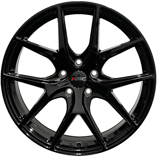 RAC Replica RR02 Gloss Black 18x8 +40 5x114.3mm 60.1mm