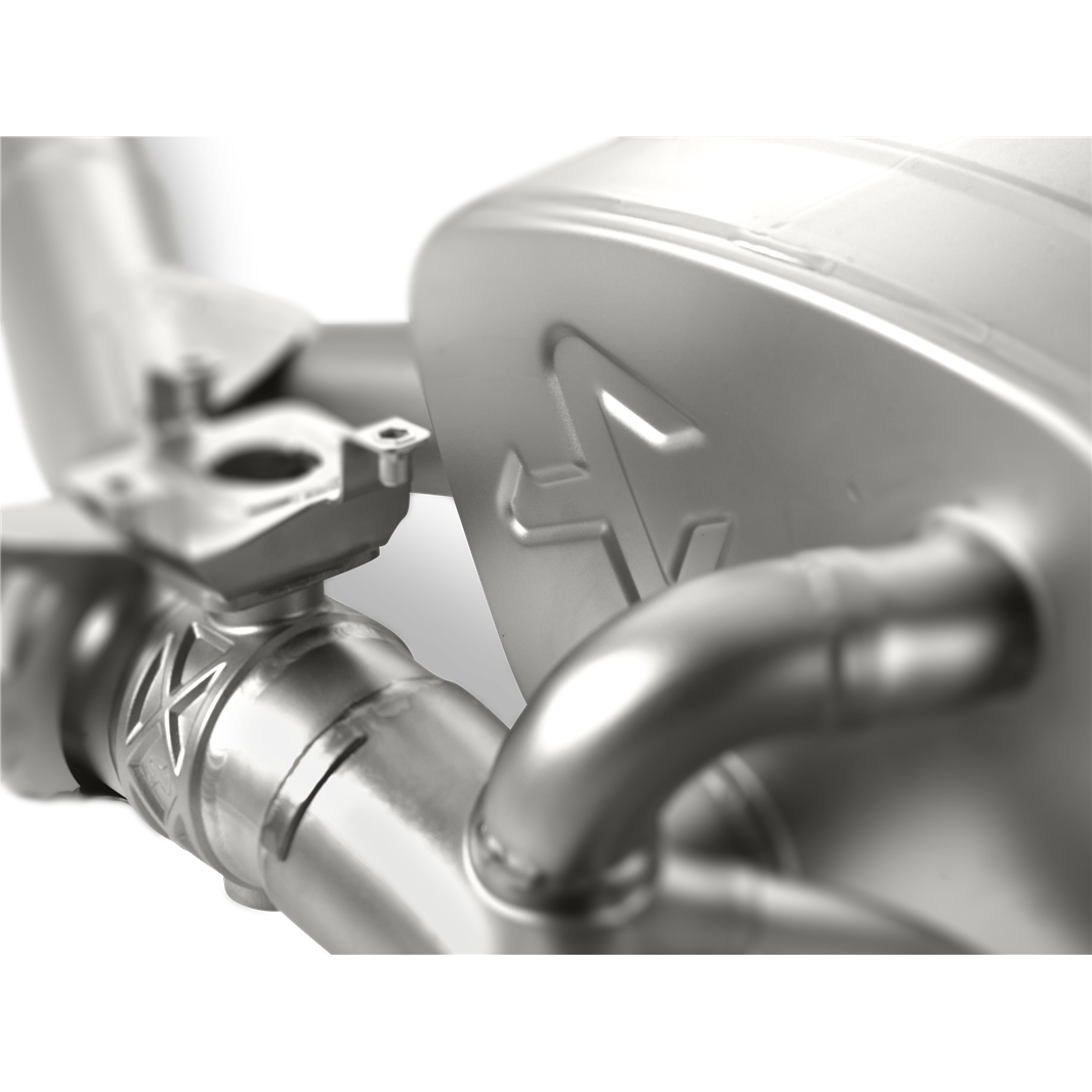 Akrapovič Slip-On Line Exhaust (Titanium) w/o Tips - 2014-2020 BMW M3/M4 (F80/F82)