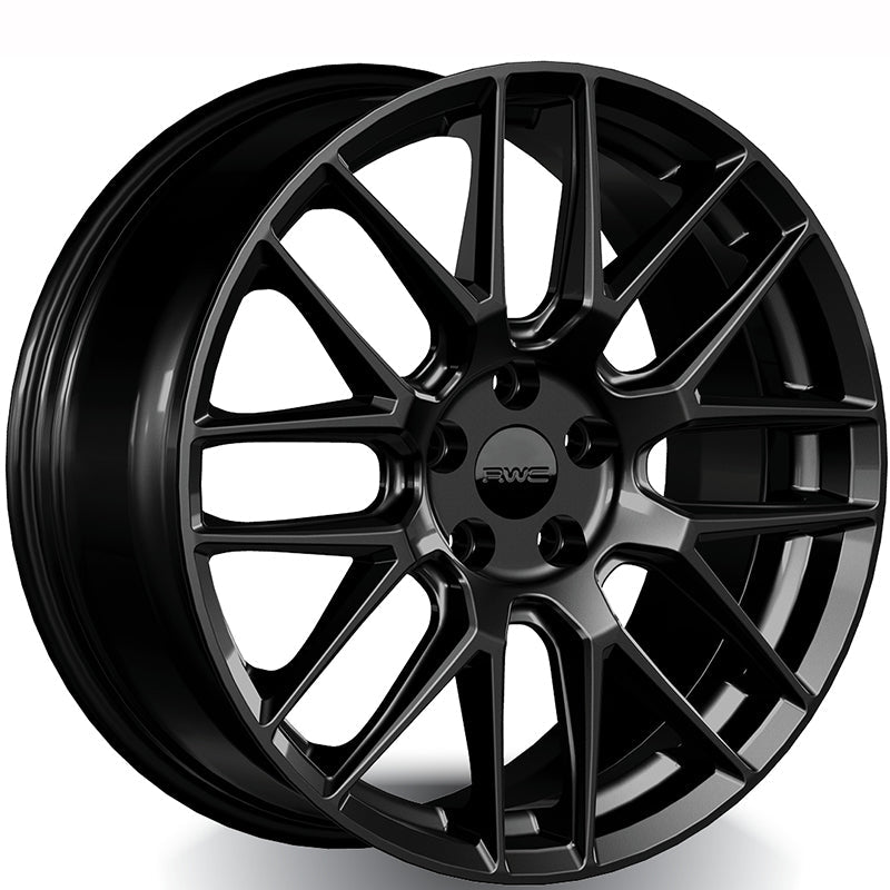 RWC 186 Satin Black 20x8.5 +35 5x112mm 57.1mm