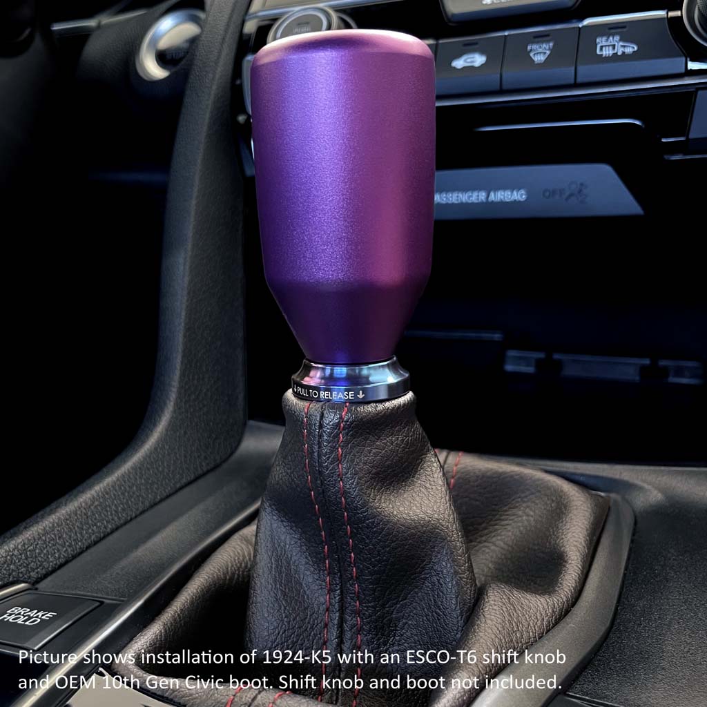 Shift Boot Collar Upgrade (Burnt Titanium Finish)