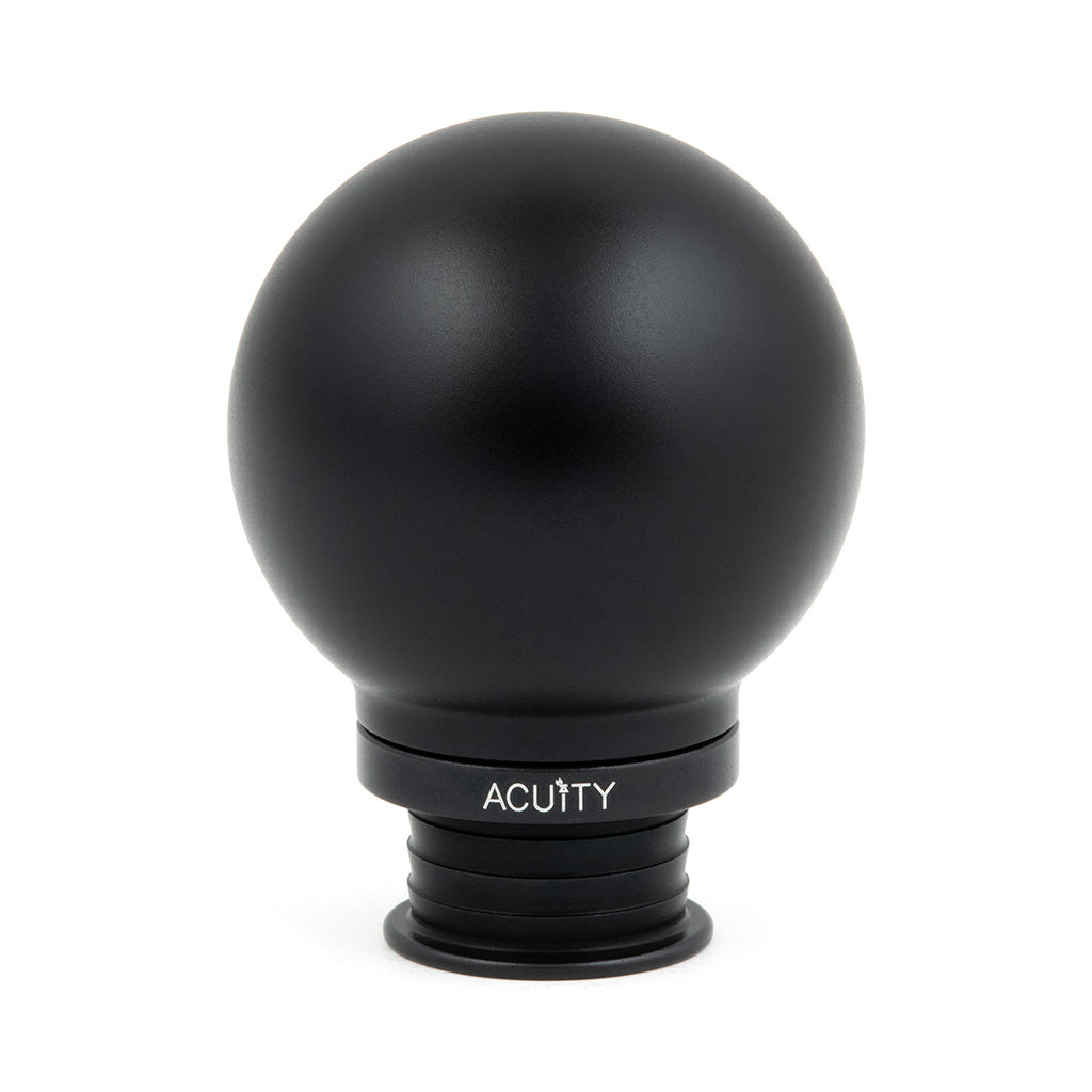 POCO Low-Profile Shift Knob in Satin Black Anodized Finish