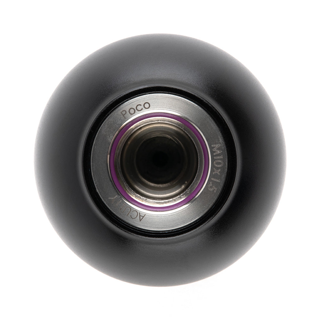 POCO Low-Profile Shift Knob in Satin Black Anodized Finish