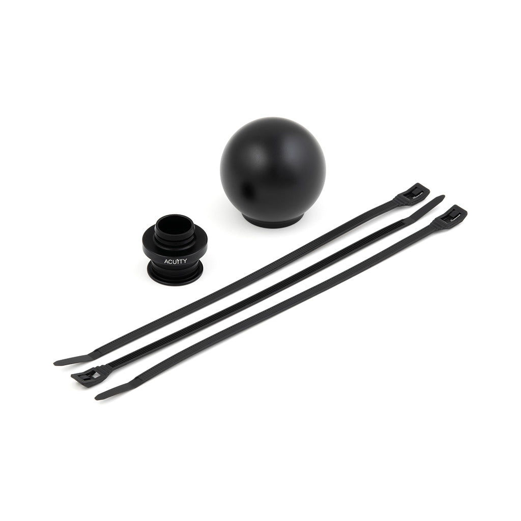 POCO Low-Profile Shift Knob in Satin Black Anodized Finish