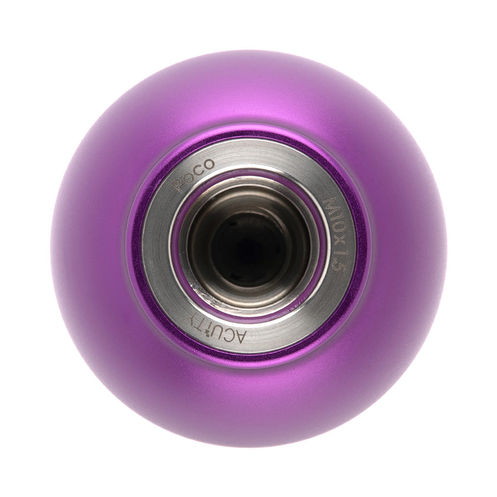 POCO Low-Profile Shift Knob in Satin Purple Anodized Finish