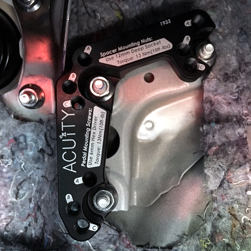 Throttle Pedal Spacer for the Right-Hand-Drive Vehicles