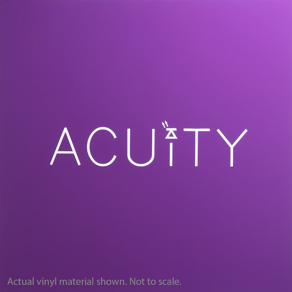 Matte Purple Windshield Banner