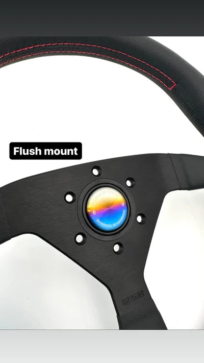 TITANIUM STEERING WHEEL HORN BUTTON FLUSH MOUNT