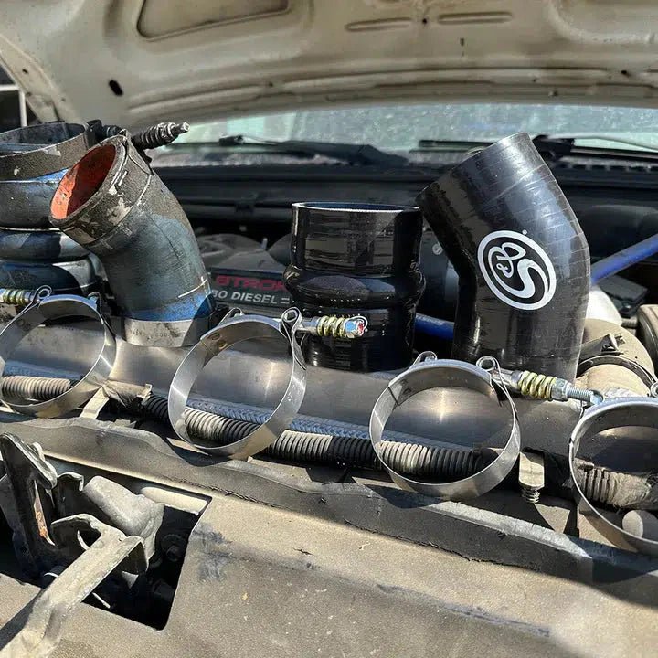 2003 - 2004 Powerstroke S&B Cold Side Boot Kit (83 - 2002) - CAC Boots - S&B Filters