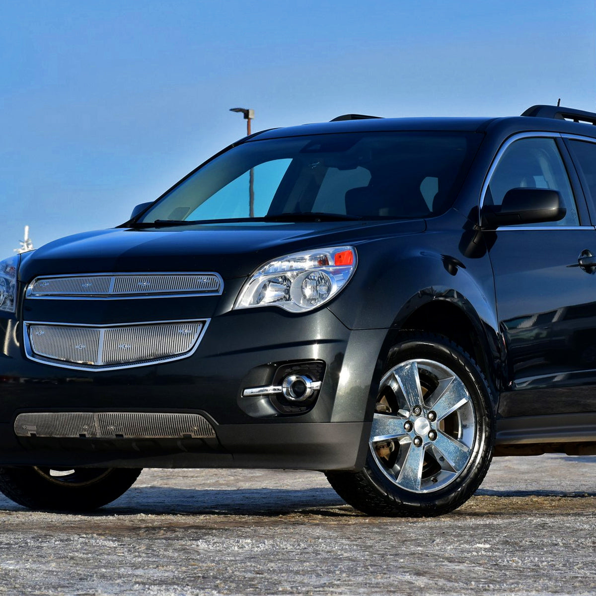 2010??2015 Chevrolet Equinox Driver Side Factory Style Headlight (Chrome Housing / Clear Lens)