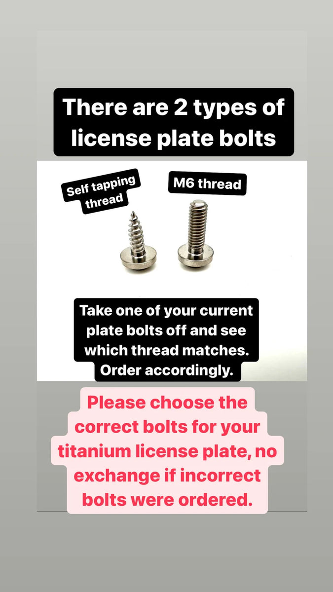 CHASING J'S TITANIUM LICENSE PLATE FRAME Speed Factor