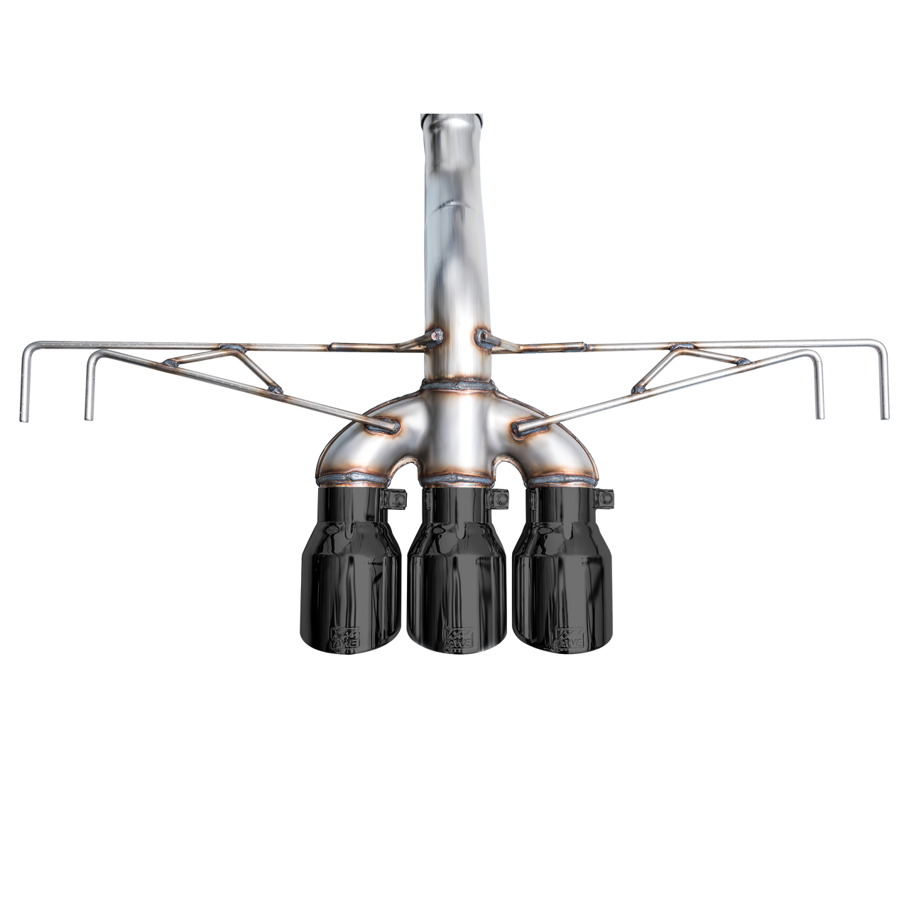AWE Tuning Track Edition Exhaust w/Triple Diamond Black Tips for 2023+ Honda Civic Type R FL5