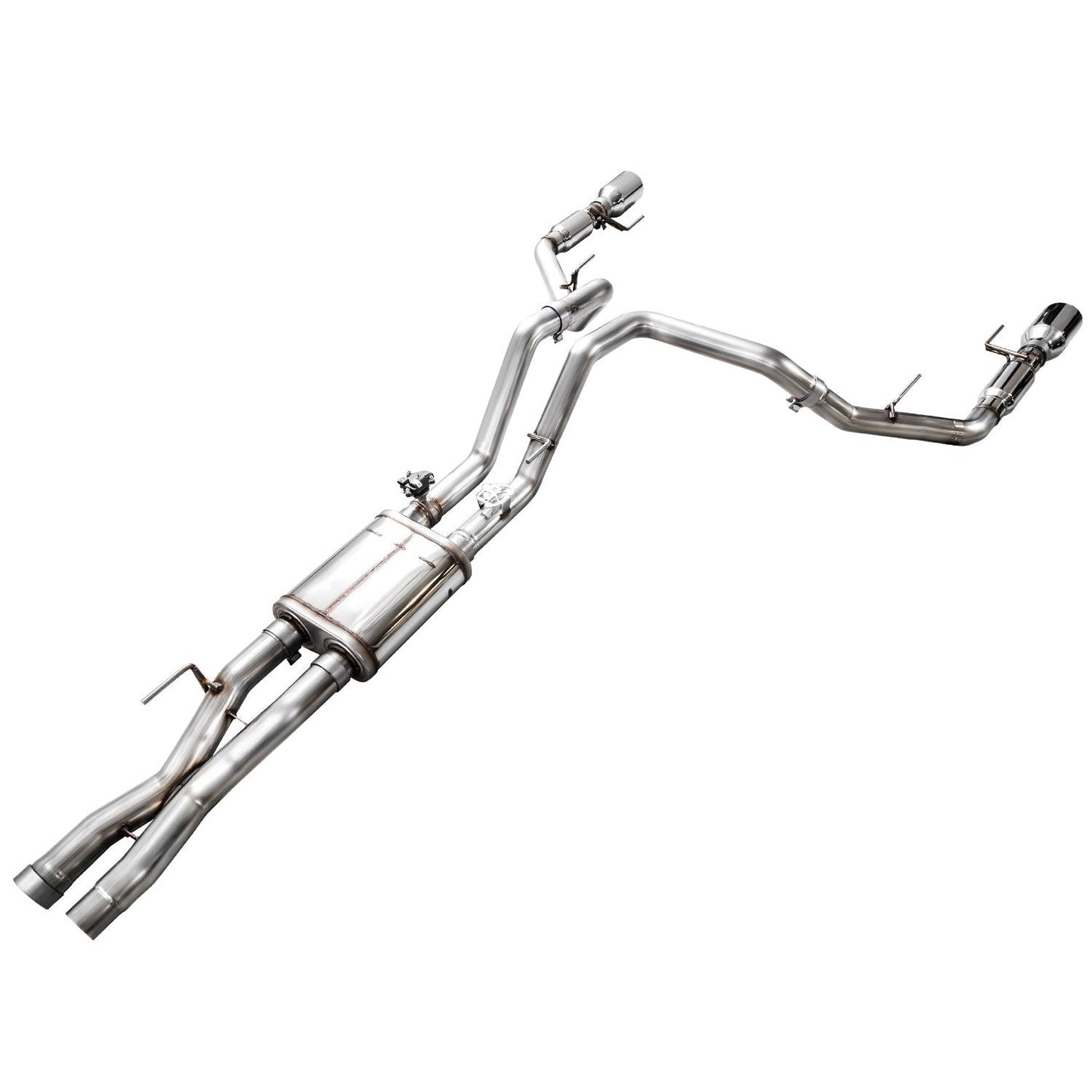 AWE Tuning SwitchPath Exhaust w/Chrome Silver Tips for Ford Gen 3 Raptor