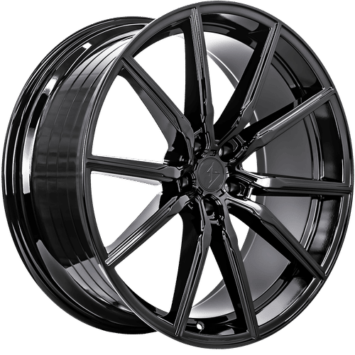 Sentali Street SS1 Gloss Black 22x9.5 +35 5x112mm 66.6mm