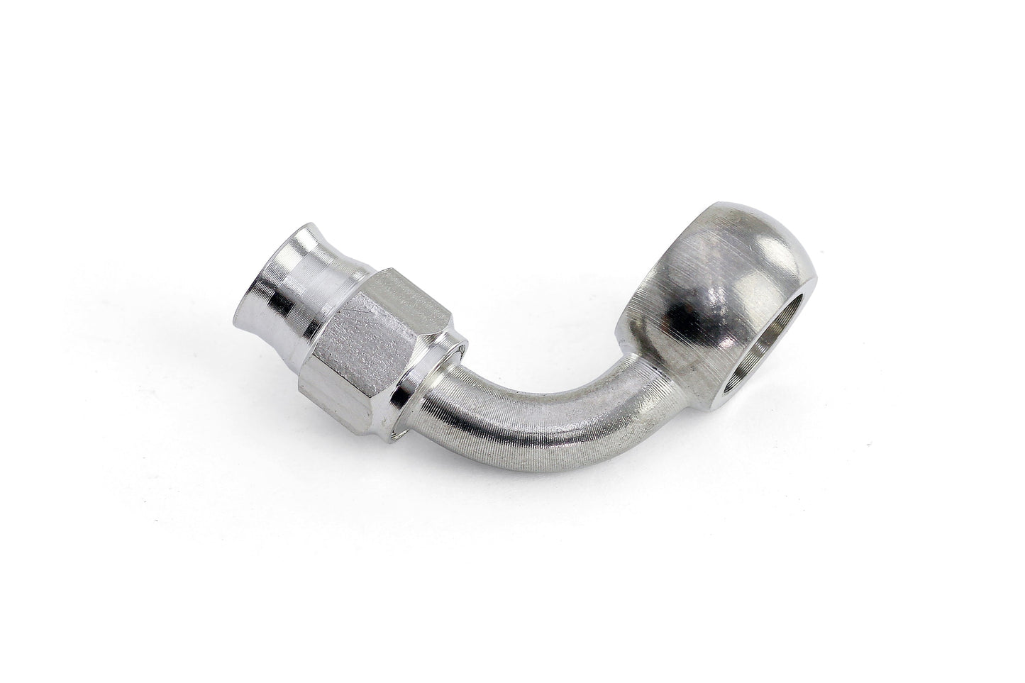 HPS Performance Compression Teflon Hose End to AN Female with 10mm Banjo for PTFE Hose, Stainless Steel