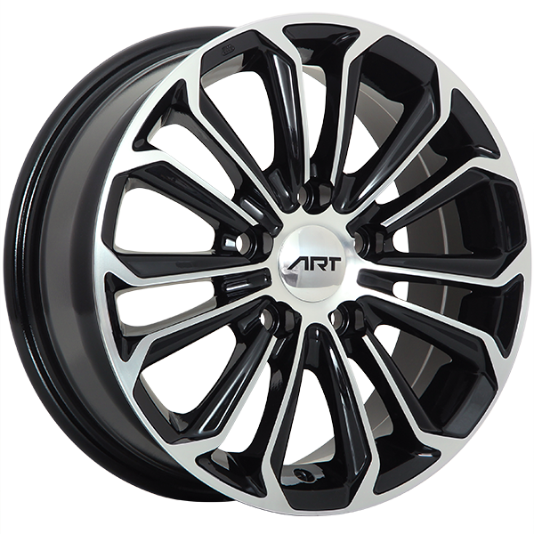 ART Replica REPLICA 95 Gloss Black - Machined Face 15x6 +40 5x100mm 54.1mm