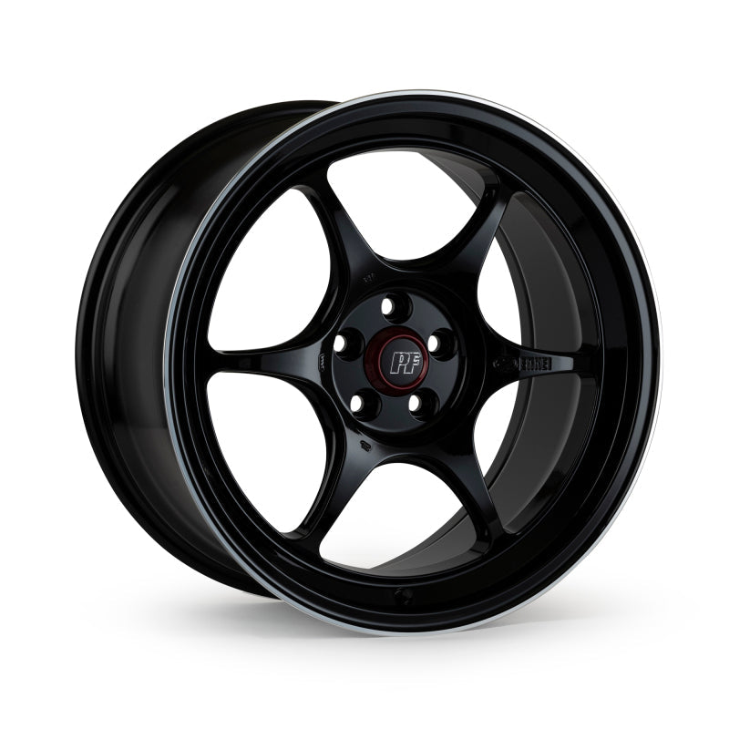 Enkei PF06 19x9.5 5x114.3 45mm Offset 75mm Bore Black Machined Wheel (MOQ 40)