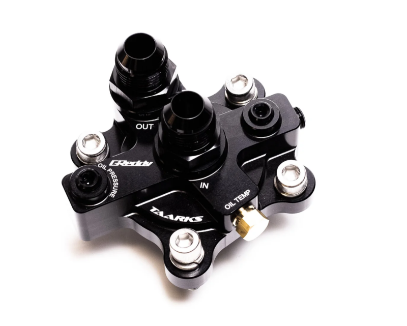 GReddy RB26 OIL BLOCK ADAPTER BOLT-ON GPP X TAARKS