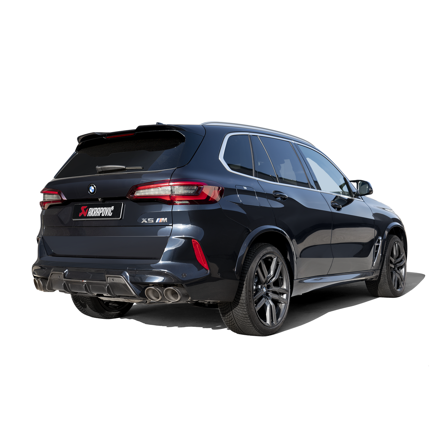 Akrapovič Slip-On Line Exhaust (Titanium) w/Carbon Tips - 2020-2023 BMW X5M/X6M (F95/F96)