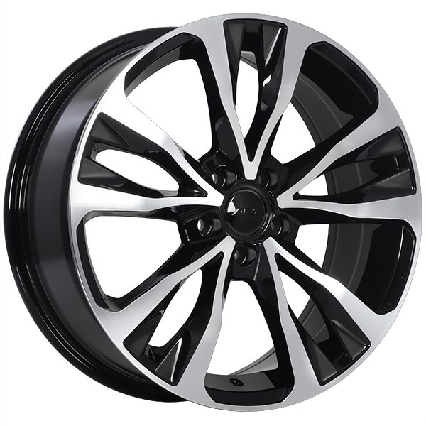 ART Replica REPLICA 126 Gloss Black - Machined Face 17x7 +39 5x100mm 54.1mm