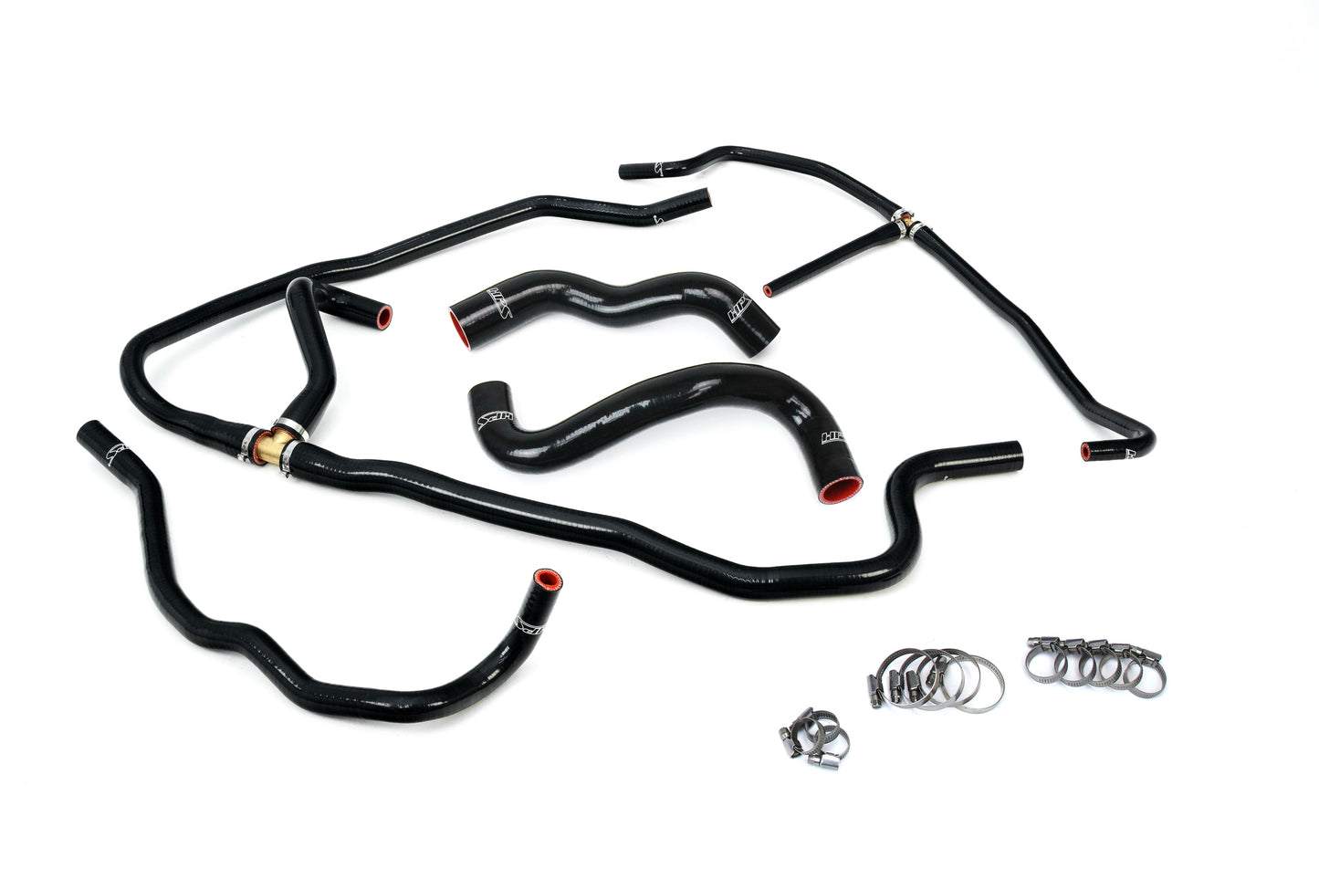 HPS Reinforced Black Silicone Radiator + Heater Hose Kit Coolant Chevy 09-13 Corvette Z06 LS7 7.0L V8