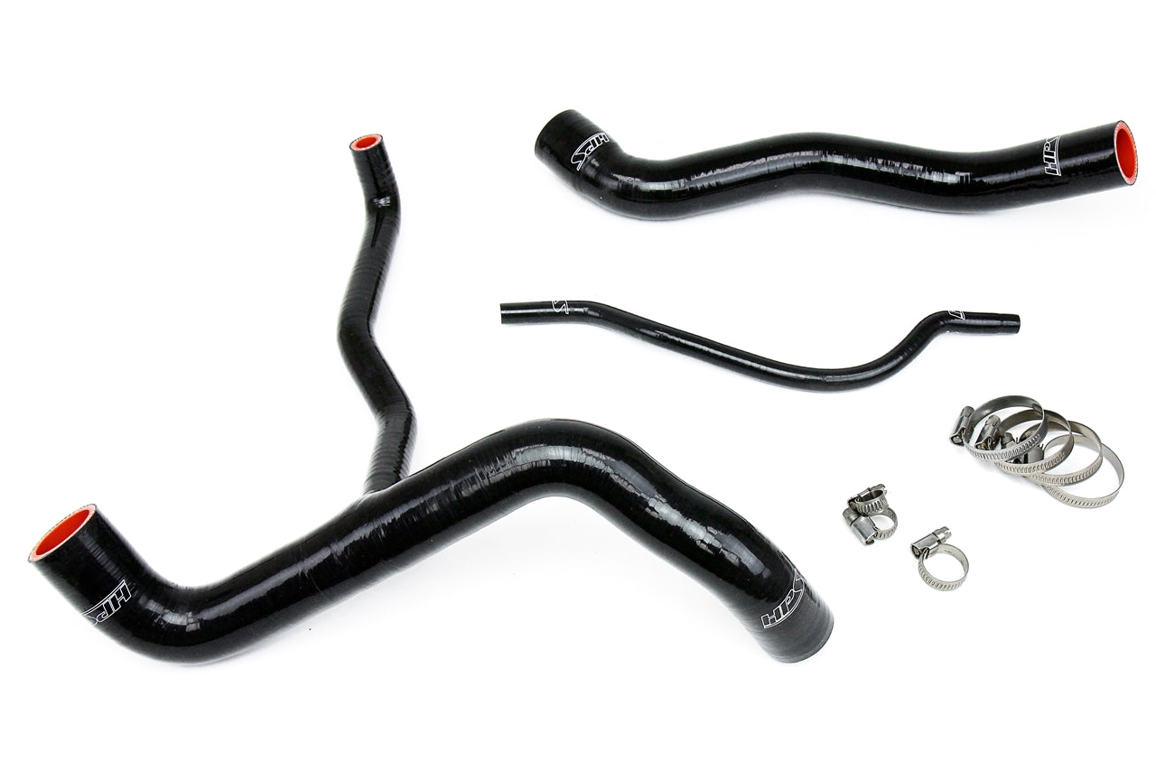 HPS Black Reinforced Silicone Radiator Hose Kit Coolant Chevy 10-11 Camaro SS 6.2L V8