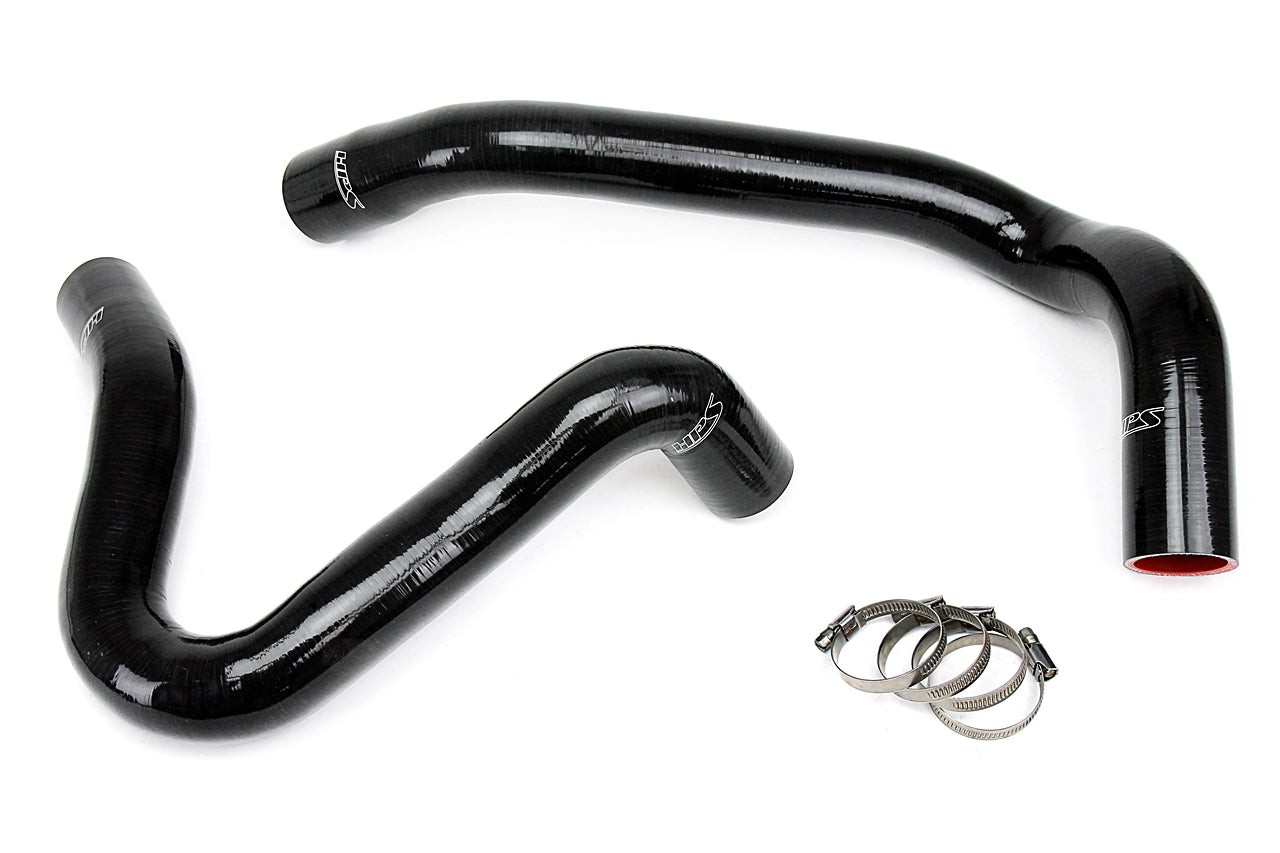 HPS Black Reinforced Silicone Radiator Hose Kit Coolant Ford 99-01 F350 Superduty w/ 7.3L Diesel Dual Alternator