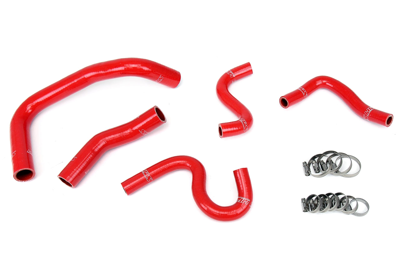 HPS Red Reinforced Silicone Radiator + Heater Hose Kit Toyota 85-87 Corolla AE86 4A-GEU Left Hand Drive