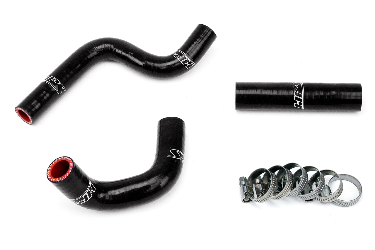 HPS Black Reinforced Silicone Radiator Hose Kit Kawasaki 98-12 KX80 KX85 KX100