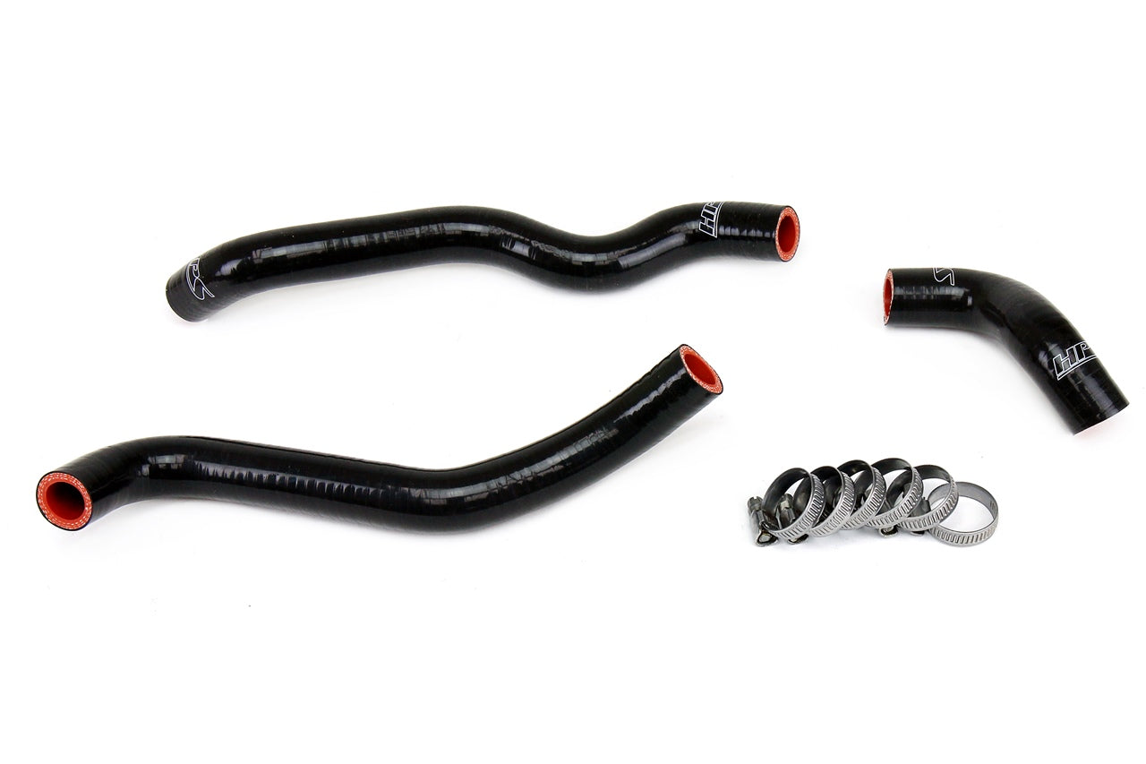 HPS Black Reinforced Silicone Heater Hose Kit Nissan 03-06 350Z LHD