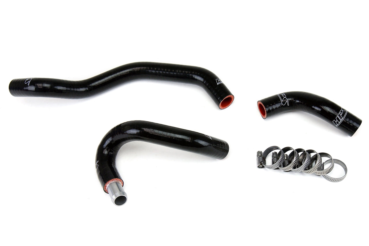 HPS Reinforced Silicone Heater Hose Kit Coolant, Infiniti 08-12 EX35, Black