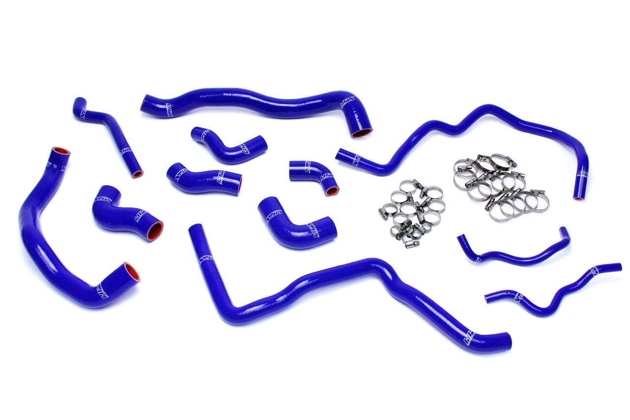 HPS Reinforced Blue Silicone Radiator and Ancillary Hose Kit Coolant Volkswagen 06-08 Jetta 2.0T Turbo FSI Left Hand Drive